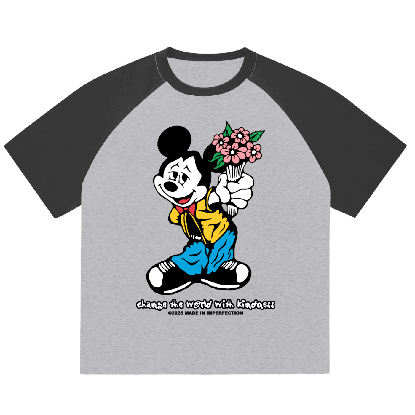 Change the World Raglan Sleeve T-Shirt - Imperfection