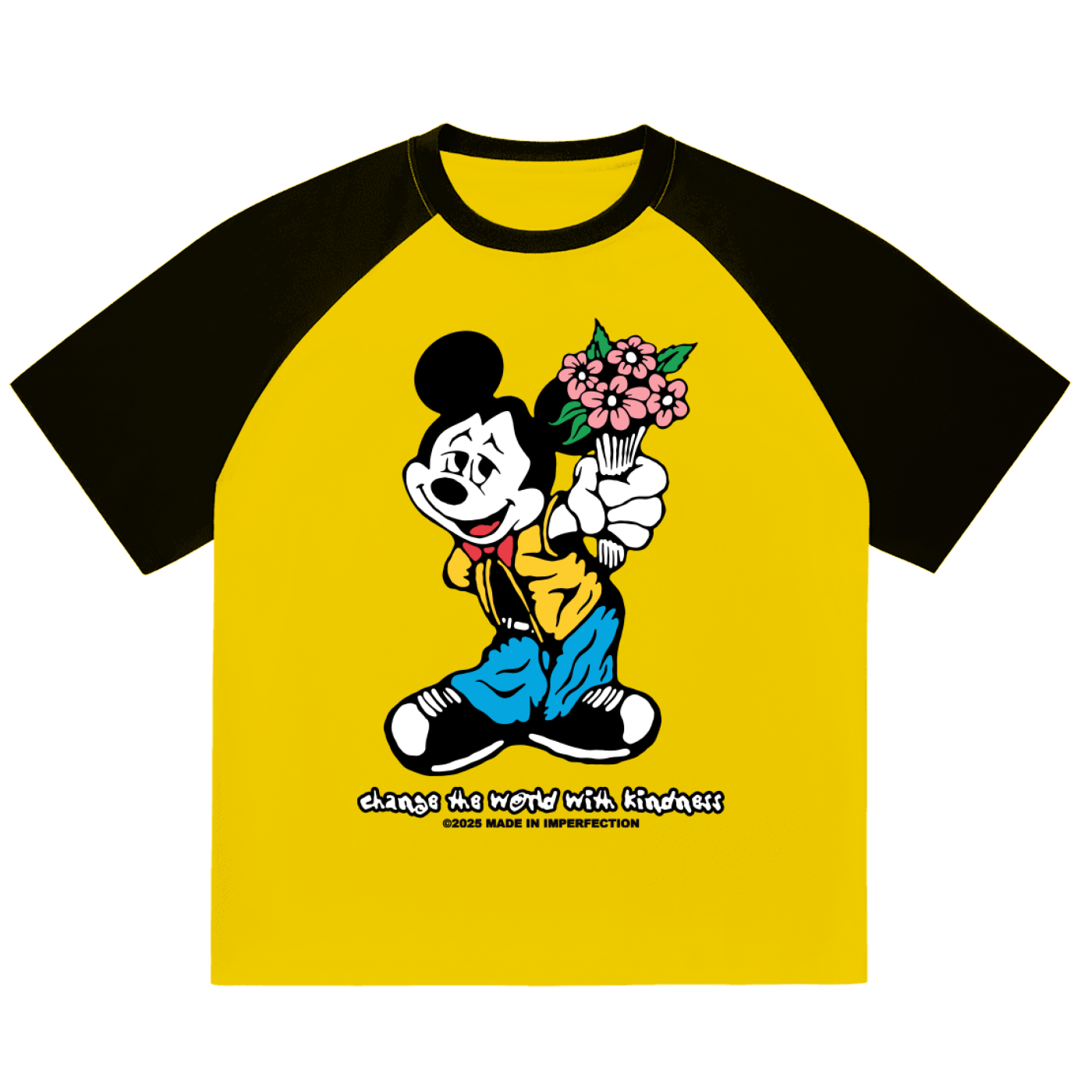 Change the World Raglan Sleeve T-Shirt - Imperfection