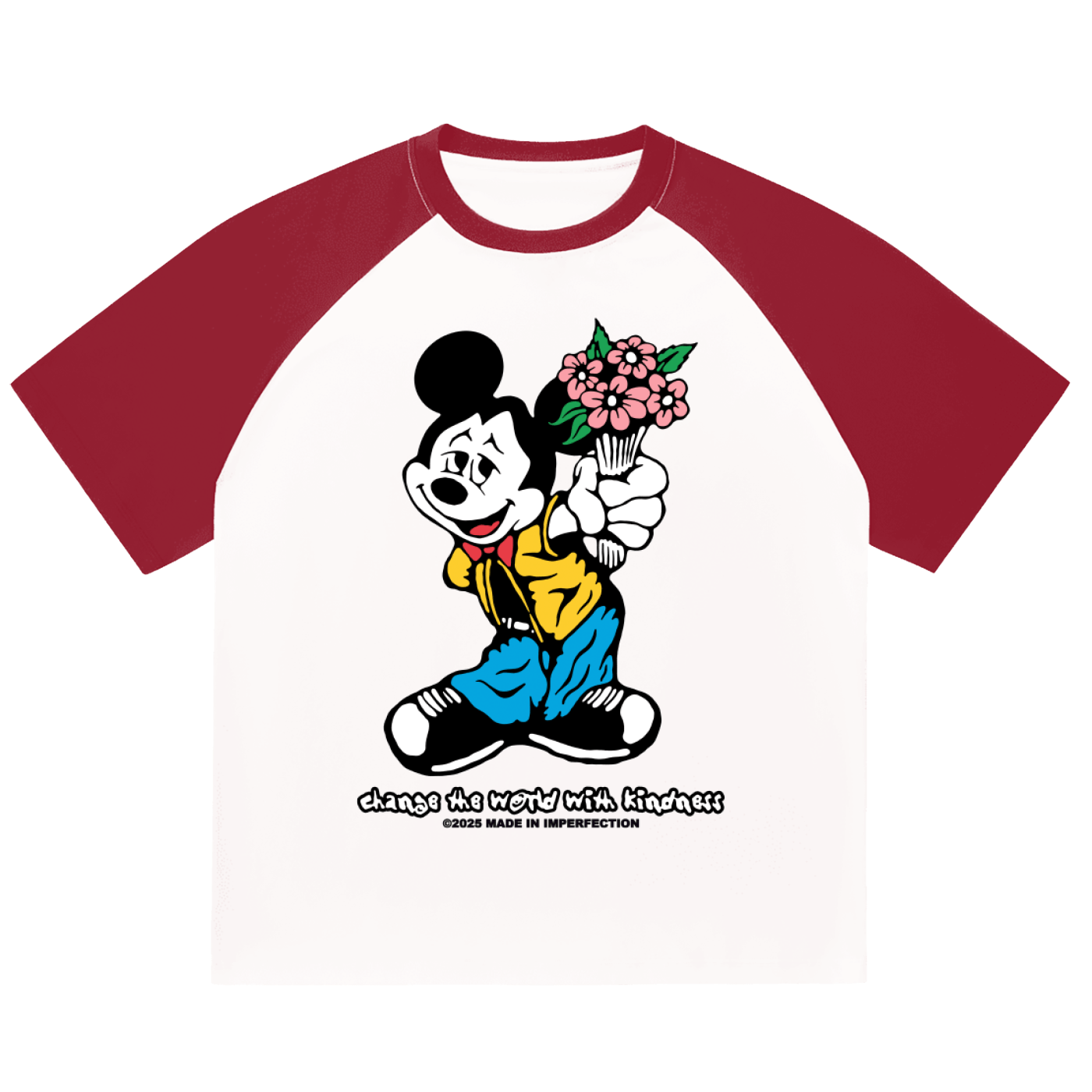 Change the World Raglan Sleeve T-Shirt - Imperfection