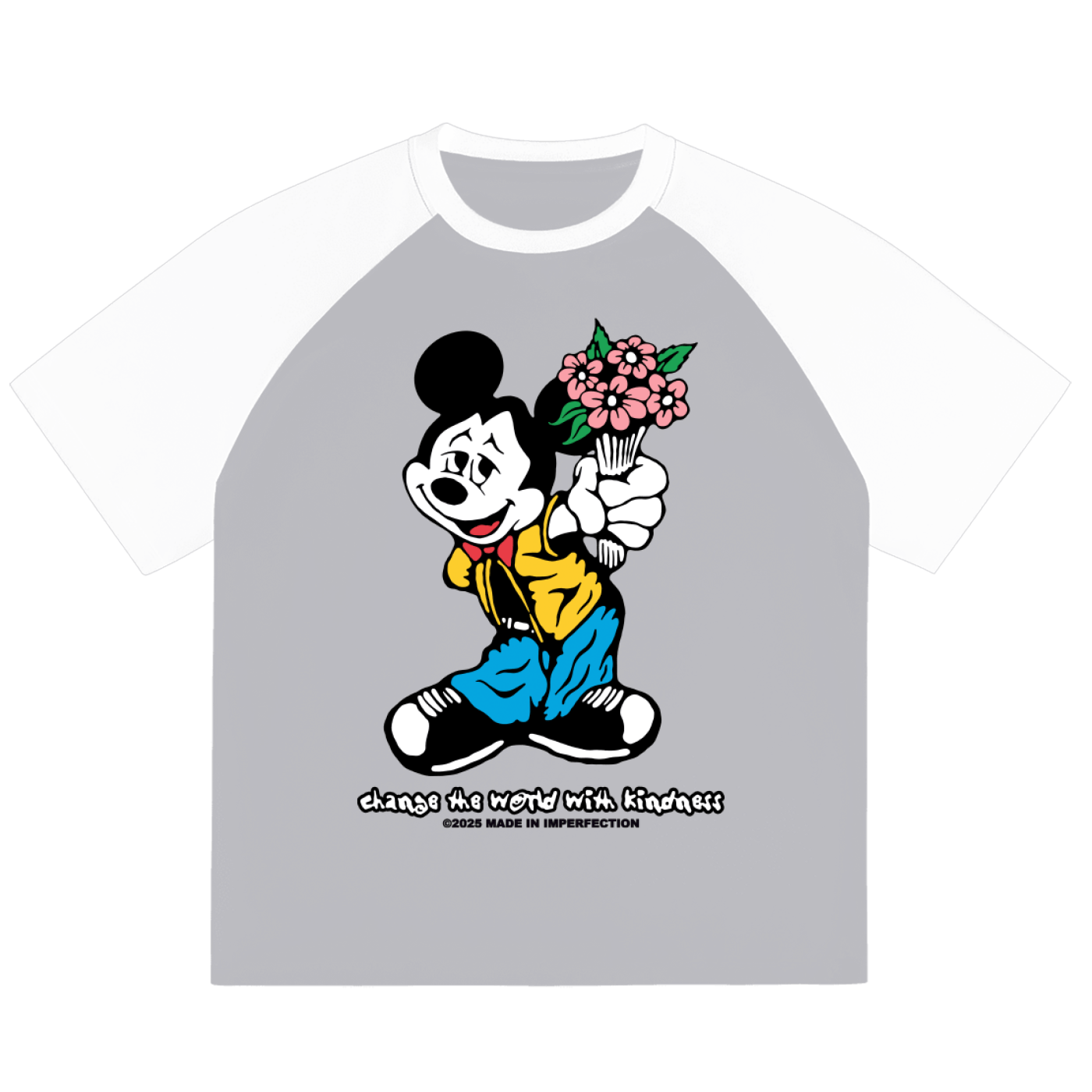 Change the World Raglan Sleeve T-Shirt - Imperfection