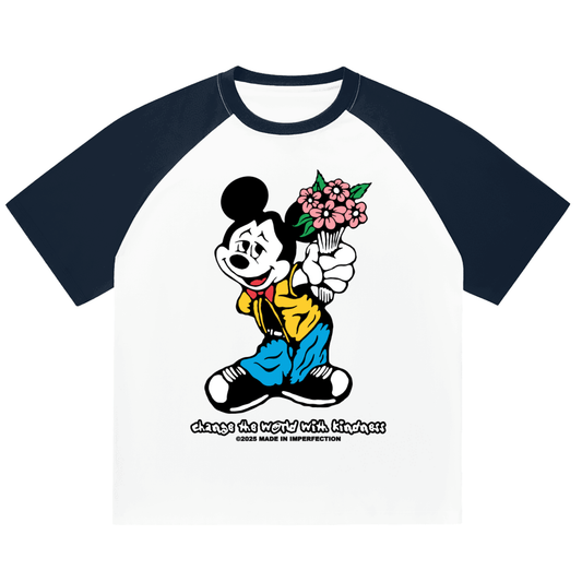 Change the World Raglan Sleeve T-Shirt - Imperfection