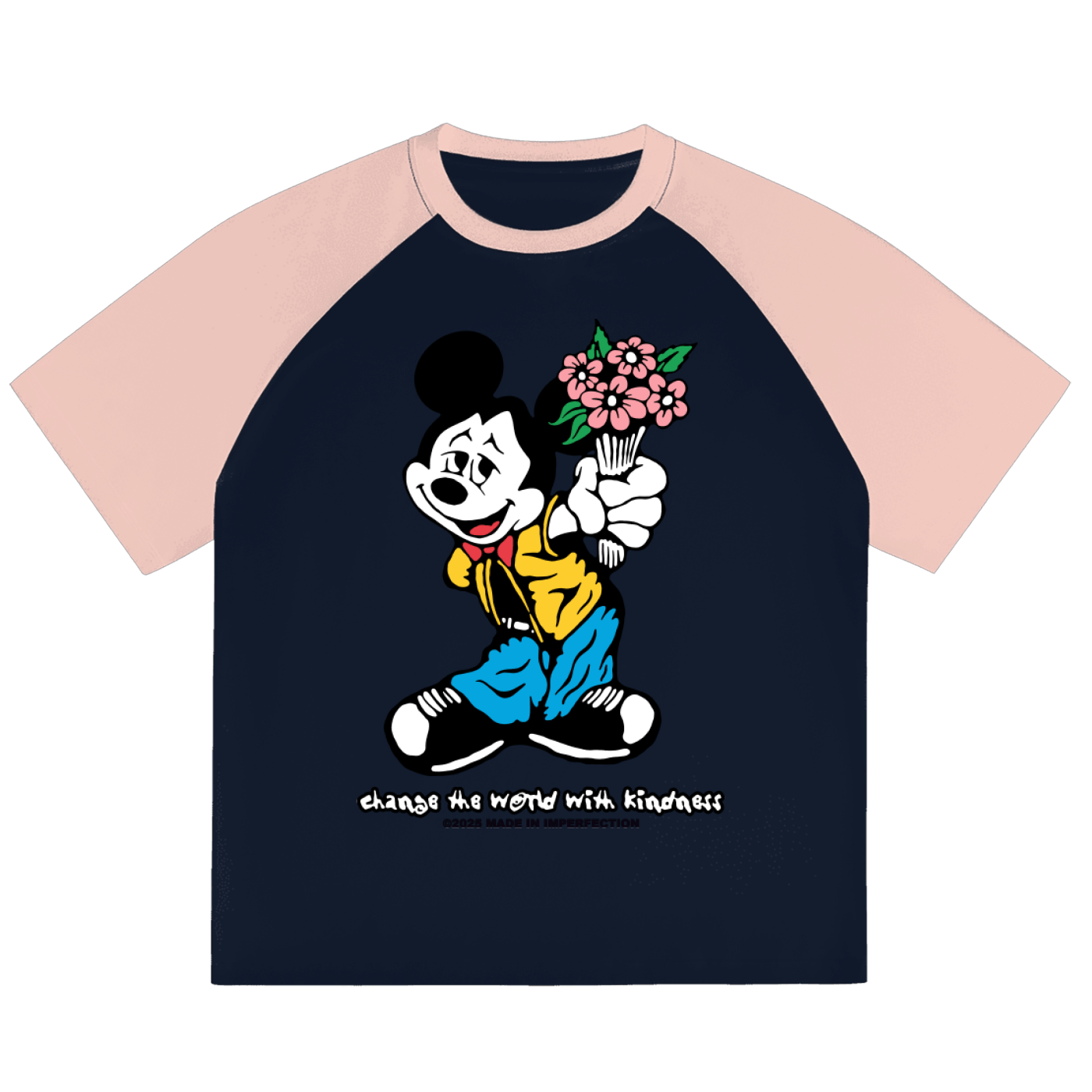 Change the World Raglan Sleeve T-Shirt - Imperfection