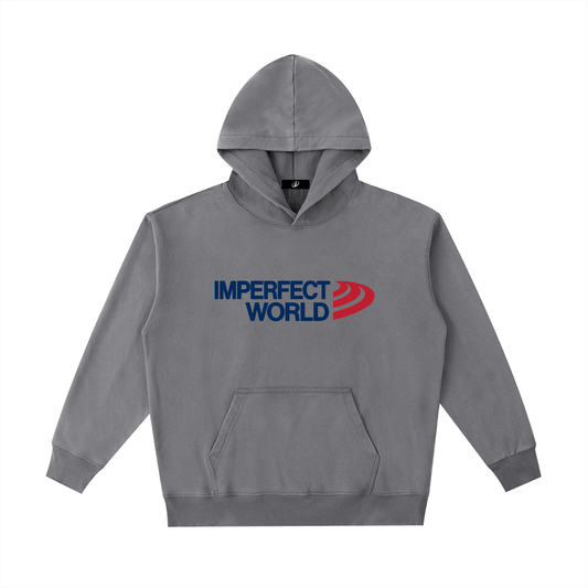 Imperfect World (R/B) Hoodie - Imperfection