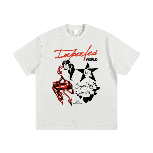 Sinners Need Love Heavyweight Vintage T-Shirt - Imperfection